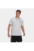 CAMISETA ESPORTIVA AEROREADY DESIGNED TO MOVE ADIDAS MASCULINA - Branco CAMISETA ESPORTIVA AEROREADY DESIGNED TO MOVE ADIDAS MASCULINA - Branco