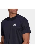 CAMISETA ESPORTIVA AEROREADY DESIGNED TO MOVE ADIDAS MASCULINA - Marinho CAMISETA ESPORTIVA AEROREADY DESIGNED TO MOVE ADIDAS MASCULINA - Marinho