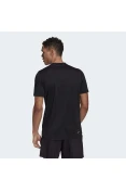 CAMISETA ESPORTIVA AEROREADY DESIGNED TO MOVE ADIDAS MASCULINA - Preto CAMISETA ESPORTIVA AEROREADY DESIGNED TO MOVE ADIDAS MASCULINA - Preto
