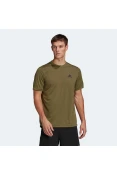 CAMISETA ESPORTIVA AEROREADY DESIGNED TO MOVE ADIDAS MASCULINA - Verde CAMISETA ESPORTIVA AEROREADY DESIGNED TO MOVE ADIDAS MASCULINA - Verde