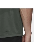 CAMISETA ESPORTIVA AEROREADY DESIGNED TO MOVE ADIDAS MASCULINA - Verde/preto CAMISETA ESPORTIVA AEROREADY DESIGNED TO MOVE ADIDAS MASCULINA - Verde/preto