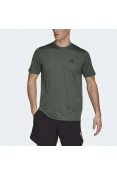 CAMISETA ESPORTIVA AEROREADY DESIGNED TO MOVE ADIDAS MASCULINA - Verde/preto CAMISETA ESPORTIVA AEROREADY DESIGNED TO MOVE ADIDAS MASCULINA - Verde/preto