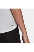 CAMISETA ESPORTIVA DESIGNED 2 MOVE 3-STRIPES ADIDAS FEMININA - Branco CAMISETA ESPORTIVA DESIGNED 2 MOVE 3-STRIPES ADIDAS FEMININA - Branco