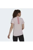 CAMISETA ESPORTIVA DESIGNED 2 MOVE 3-STRIPES ADIDAS FEMININA - Rosa CAMISETA ESPORTIVA DESIGNED 2 MOVE 3-STRIPES ADIDAS FEMININA - Rosa
