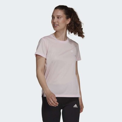 CAMISETA ESPORTIVA DESIGNED 2 MOVE 3-STRIPES ADIDAS FEMININA - Rosa CAMISETA ESPORTIVA DESIGNED 2 MOVE 3-STRIPES ADIDAS FEMININA - Rosa
