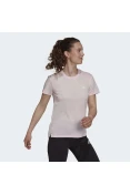 CAMISETA ESPORTIVA DESIGNED 2 MOVE 3-STRIPES ADIDAS FEMININA - Rosa CAMISETA ESPORTIVA DESIGNED 2 MOVE 3-STRIPES ADIDAS FEMININA - Rosa