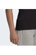 CAMISETA ESSENTIALS LOGO ADIDAS FEMININA - Preto/branco