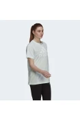 CAMISETA ESSENTIALS LOGO ADIDAS FEMININA - Verde/branco