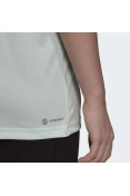 CAMISETA ESSENTIALS LOGO ADIDAS FEMININA - Verde/branco