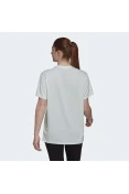 CAMISETA ESSENTIALS LOGO ADIDAS FEMININA - Verde/branco
