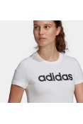 CAMISETA ESSENTIALS SLIM LOGO ADIDAS FEMININA - Branco