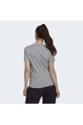 CAMISETA ESSENTIALS SLIM LOGO ADIDAS FEMININA - Cinza