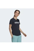 CAMISETA ESSENTIALS SLIM LOGO ADIDAS FEMININA - Marinho