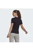 CAMISETA ESSENTIALS SLIM LOGO ADIDAS FEMININA - Preto