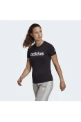 CAMISETA ESSENTIALS SLIM LOGO ADIDAS FEMININA - Preto