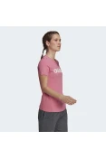 CAMISETA ESSENTIALS SLIM LOGO ADIDAS FEMININA - Rosa