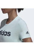 CAMISETA ESSENTIALS SLIM LOGO ADIDAS FEMININA - Verde