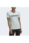 CAMISETA ESSENTIALS SLIM LOGO ADIDAS FEMININA - Verde