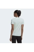 CAMISETA ESSENTIALS SLIM LOGO ADIDAS FEMININA - Verde