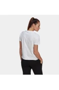 CAMISETA ESTAMPADA BIG LOGO FOIL ADIDAS FEMININA - Branco CAMISETA ESTAMPADA BIG LOGO FOIL ADIDAS FEMININA - Branco