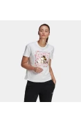 CAMISETA ESTAMPADA BIG LOGO FOIL ADIDAS FEMININA - Branco CAMISETA ESTAMPADA BIG LOGO FOIL ADIDAS FEMININA - Branco