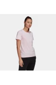 CAMISETA ESTAMPADA OUTLINED FLORAL ADIDAS FEMININA - Rosa CAMISETA ESTAMPADA OUTLINED FLORAL ADIDAS FEMININA - Rosa