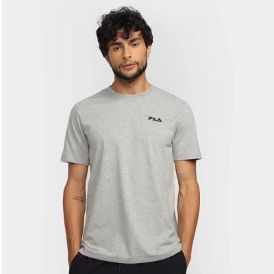 CAMISETA FILA CLASSIC MASCULINA - Cinza CAMISETA FILA CLASSIC MASCULINA - Cinza