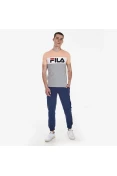 CAMISETA FILA LETTER COLORS MASCULINA - Laranja/cinza