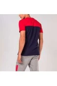 CAMISETA FILA LETTER COLORS MASCULINA - Marinho/vermelho