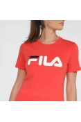 CAMISETA FILA LETTER PREMIUM FEMININA - Vermelho