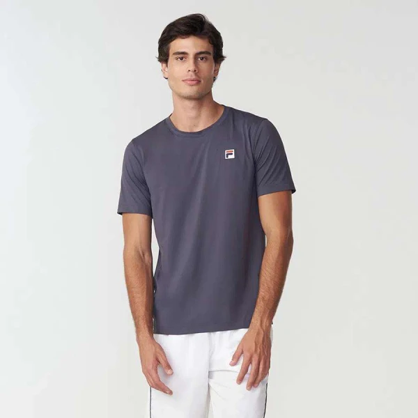 CAMISETA FILA SAND MASCULINA - Chumbo CAMISETA FILA SAND MASCULINA - Chumbo