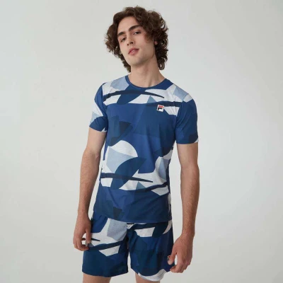 CAMISETA FILA SAND MASCULINA - Marinho CAMISETA FILA SAND MASCULINA - Marinho