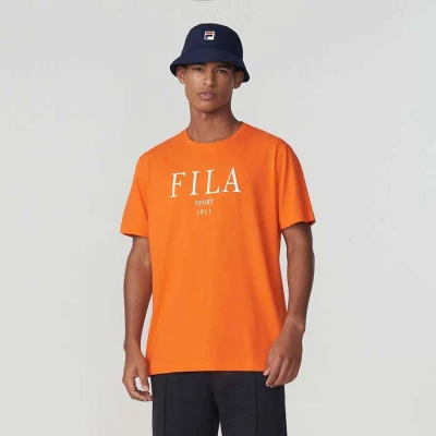CAMISETA FILA SPORT 1911 MASCULINA - Laranja