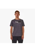 CAMISETA FILA SPORT MELANGE MASCULINA - Azul CAMISETA FILA SPORT MELANGE MASCULINA - Azul