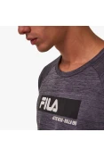 CAMISETA FILA SPORT MELANGE MASCULINA - Azul CAMISETA FILA SPORT MELANGE MASCULINA - Azul