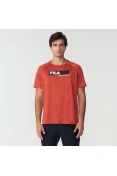 CAMISETA FILA SPORT MELANGE MASCULINA - Vermelho CAMISETA FILA SPORT MELANGE MASCULINA - Vermelho