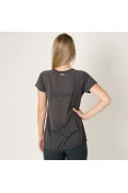 CAMISETA LIVE COMFY BASIC FEMININA - Chumbo