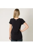 CAMISETA LIVE COMFY BASIC FEMININA - Preto