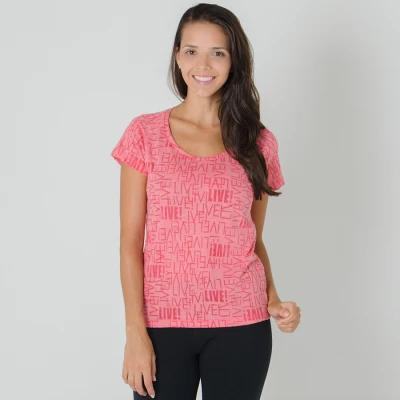 CAMISETA LIVE SPECIAL LIVE FEMININA - Pink CAMISETA LIVE SPECIAL LIVE FEMININA - Pink