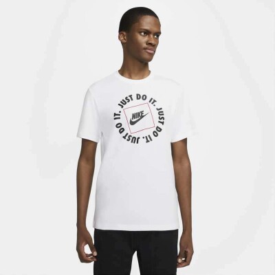 CAMISETA MANGA CURTA M NSW TEE JDI HBR 1 NIKE MASCULINA - Branco CAMISETA MANGA CURTA M NSW TEE JDI HBR 1 NIKE MASCULINA - Branco