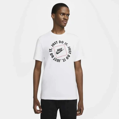 CAMISETA MANGA CURTA M NSW TEE JDI HBR 1 NIKE MASCULINA - Branco