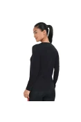 CAMISETA MANGA LONGA DE TREINO MIZUNO PRO UV FEMININA - Preto
