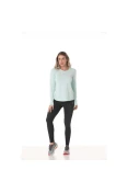 CAMISETA MANGA LONGA DE TREINO MIZUNO PRO UV FEMININA - Verde