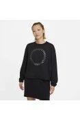 CAMISETA MANGA LONGA NIKE SPORTSWEAR ICON CLASH FEMININA - Preto