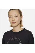 CAMISETA MANGA LONGA NIKE SPORTSWEAR ICON CLASH FEMININA - Preto