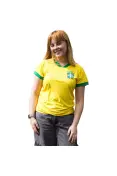 CAMISETA MEINERZ BRASIL WC 2026 FEMININA - Amarelo