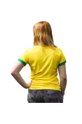 CAMISETA MEINERZ BRASIL WC 2026 FEMININA - Amarelo