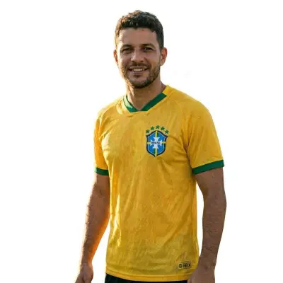 CAMISETA MEINERZ BRASIL WC 2026 MASCULINA - Amarelo