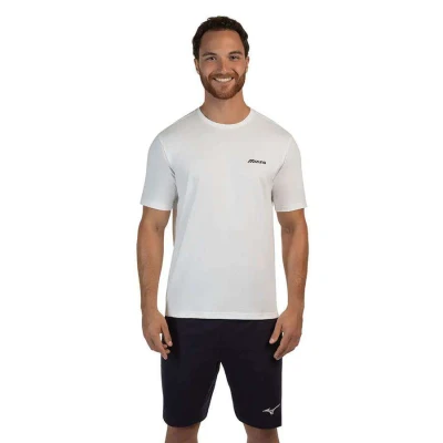 CAMISETA MIZUNO BASIC LOGO MASCULINO - Branco