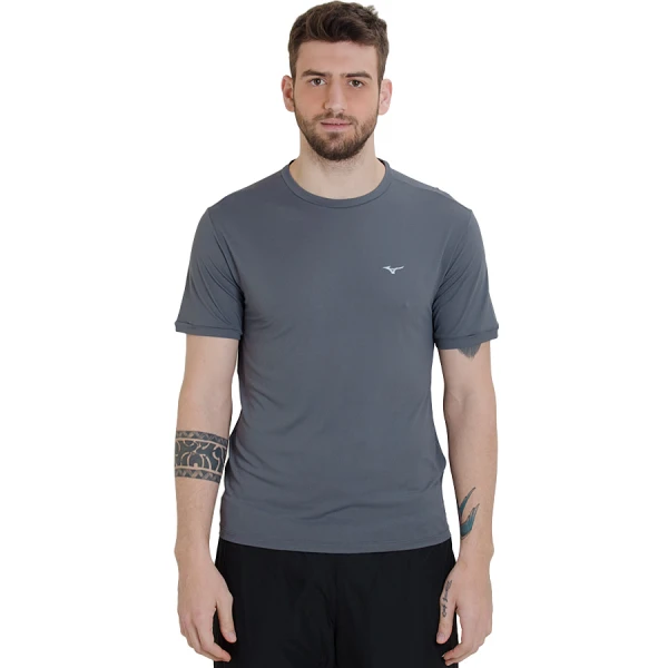 CAMISETA MIZUNO NIRVANA 2 MASCULINA - Grafite